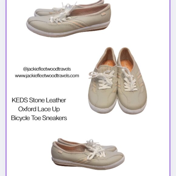 Keds Shoes - Keds Stone Oxford Bicycle Toe Leather Sneakers